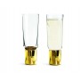 Набор бокалов для шампанского SagaForm Gold Club 200 мл 2 шт