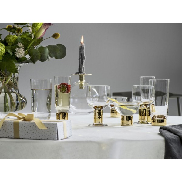 Набор бокалов для шампанского SagaForm Gold Club 200 мл 2 шт