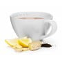 Чашка чайная I love my tea SagaForm Cafe белая