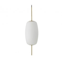 Лампа подвесная Silk D22 см белое опаловое стекло