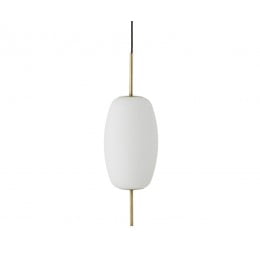 Лампа подвесная Silk D20 см белое опаловое стекло