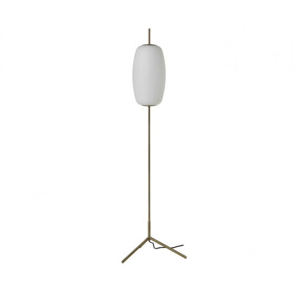 Лампа напольная Silk D22 см белое опаловое стекло