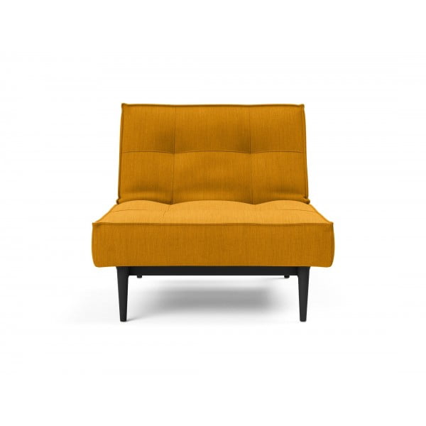 Кресло Splitback черные ножки Styletto, ткань 507