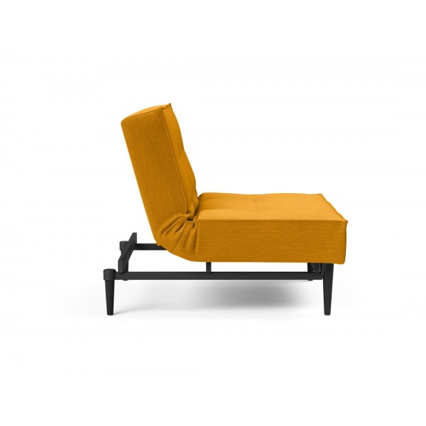 Кресло Splitback черные ножки Styletto, ткань 507