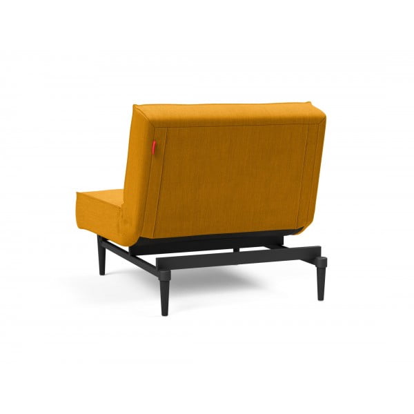 Кресло Splitback черные ножки Styletto, ткань 507