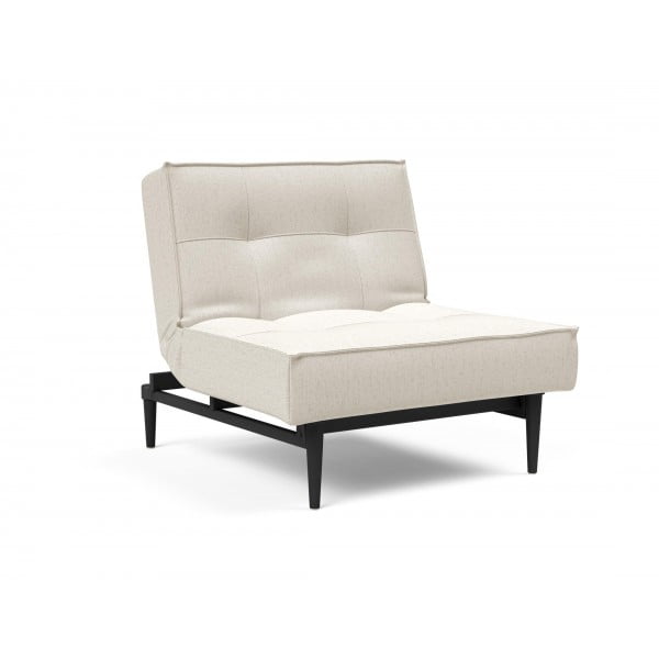 Кресло Splitback черные ножки Styletto, ткань 531