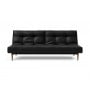 Диван-кровать Splitback 115х210 см ножки темный дуб Styletto, ткань 550