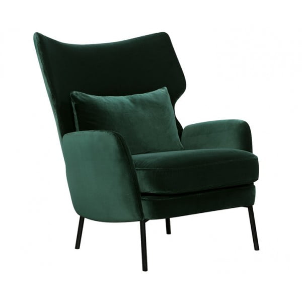 Кресло Sits Alex темно-зеленое бархат