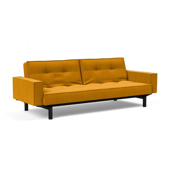 Диван Innovation Living Splitback Cuno с подлокотниками, карри