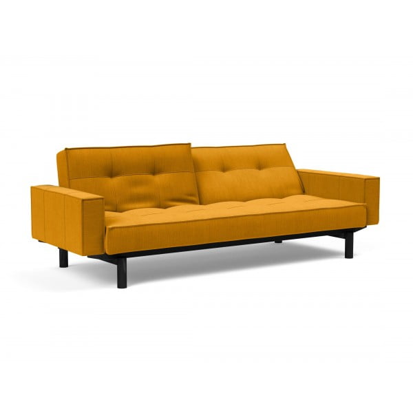 Диван Innovation Living Splitback Cuno с подлокотниками, карри