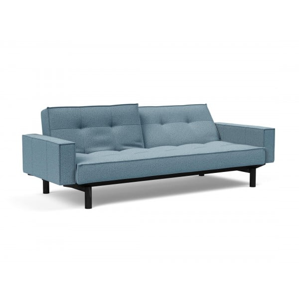 Диван Innovation Living Splitback Cuno с подлокотниками, голубой