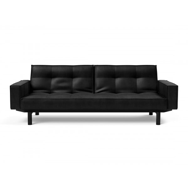 Диван Innovation Living Splitback Cuno с подлокотниками, черный