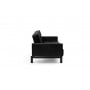 Диван Innovation Living Splitback Cuno с подлокотниками, черный