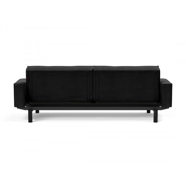 Диван Innovation Living Splitback Cuno с подлокотниками, черный