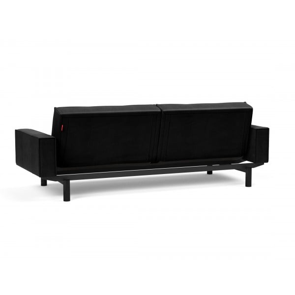 Диван Innovation Living Splitback Cuno с подлокотниками, черный
