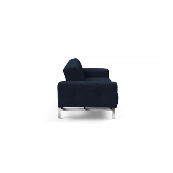 Диван Innovation Living Ample Chrome с подлокотниками, синий