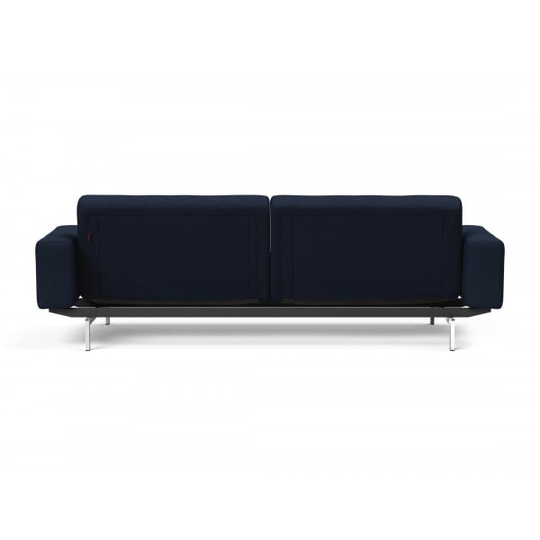 Диван Innovation Living Ample Chrome с подлокотниками, синий