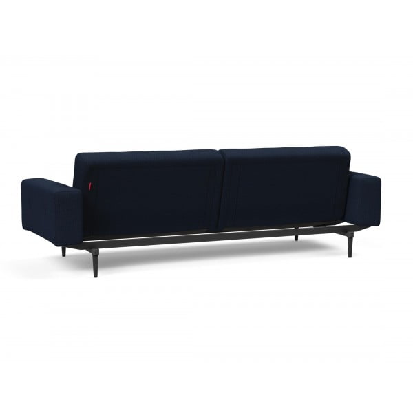 Диван Innovation Living Ample Styletto чёрный дуб с подлокотниками, синий