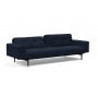 Диван Innovation Living Ample Styletto чёрный дуб с подлокотниками, синий