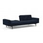Диван Innovation Living Ample Styletto чёрный дуб с подлокотниками, синий