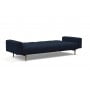 Диван Innovation Living Ample Styletto с подлокотниками тёмный дуб, синий