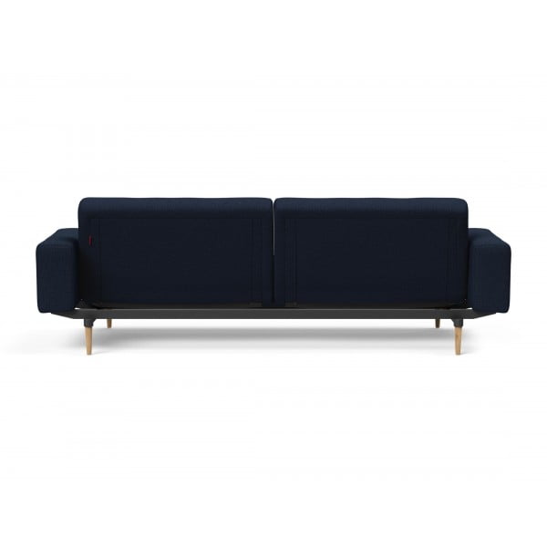 Диван Innovation Living Ample Styletto светлый дуб с подлокотниками, синий