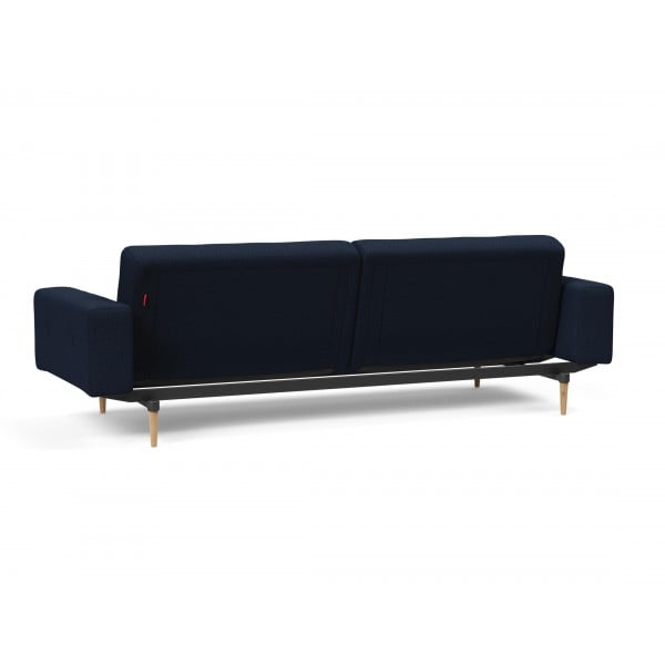 Диван Innovation Living Ample Styletto светлый дуб с подлокотниками, синий