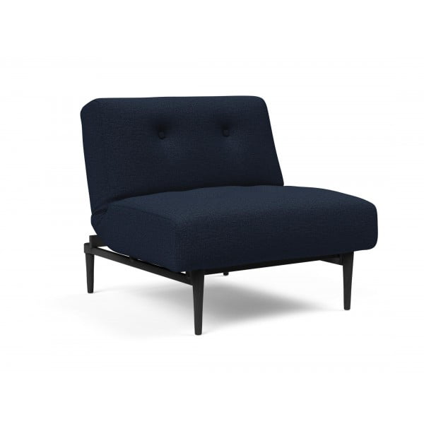Кресло Innovation Living Ample Styletto чёрный дуб, синий