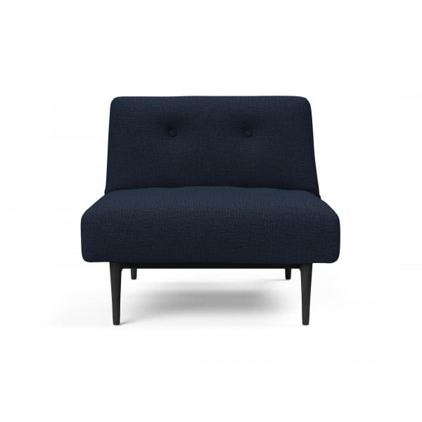 Кресло Innovation Living Ample Styletto чёрный дуб, синий