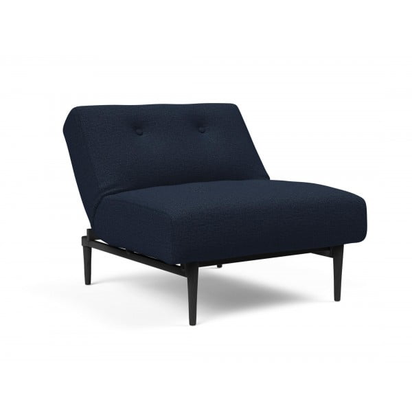 Кресло Innovation Living Ample Styletto чёрный дуб, синий