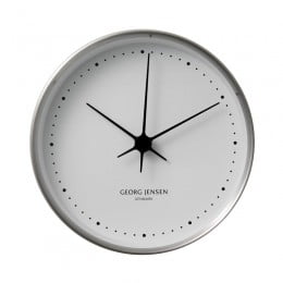 Часы настенные Georg Jensen Henning Koppel 22 см, нержавеющая сталь