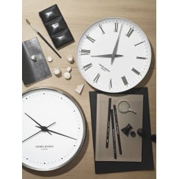 Часы настенные Georg Jensen Henning Koppel 10 см, нержавеющая сталь