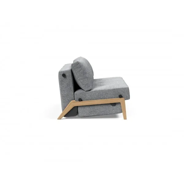 Диван-кровать Cubed 140 дубовые ножки, ткань 565