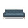 Диван Innovation Living Ronia с матрасом Soft Spring, сине-зелёный