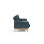 Диван Innovation Living Ronia с матрасом Soft Spring, сине-зелёный