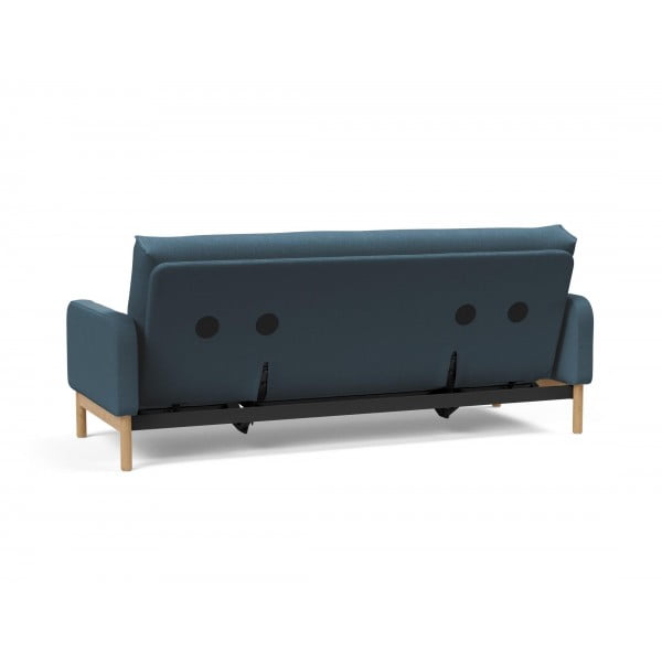 Диван Innovation Living Ronia с матрасом Soft Spring, сине-зелёный