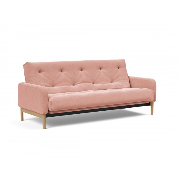 Диван Innovation Living Ronia с матрасом Soft Spring, коралловый