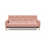 Диван Innovation Living Ronia с матрасом Soft Spring, коралловый