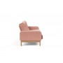 Диван Innovation Living Ronia с матрасом Soft Spring, коралловый