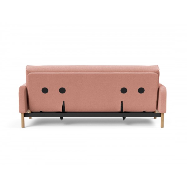 Диван Innovation Living Ronia с матрасом Soft Spring, коралловый