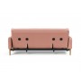 Диван Innovation Living Ronia с матрасом Soft Spring, коралловый
