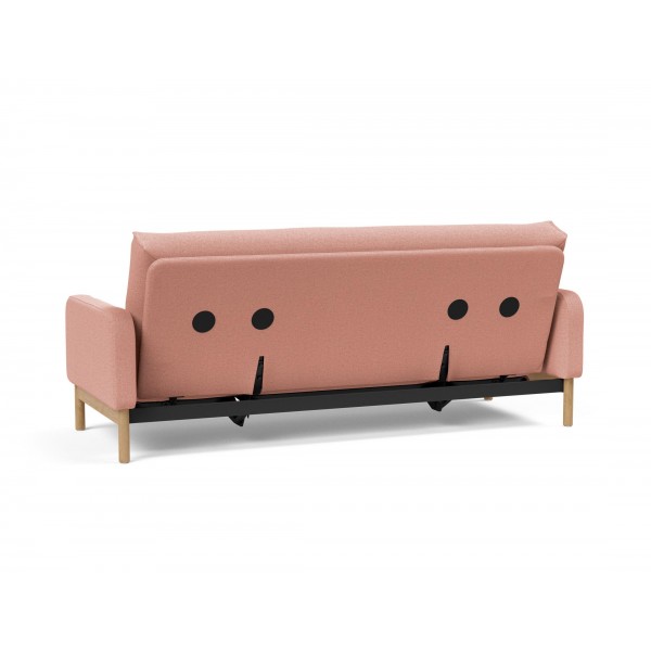 Диван Innovation Living Ronia с матрасом Soft Spring, коралловый