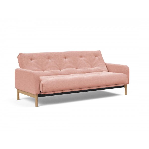 Диван Innovation Living Ronia с матрасом Soft Spring, коралловый