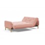 Диван Innovation Living Ronia с матрасом Soft Spring, коралловый
