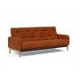 Диван Innovation Living Ronia с матрасом Soft Spring, вельвет апельсиновый