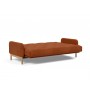 Диван Innovation Living Ronia с матрасом Soft Spring, вельвет апельсиновый