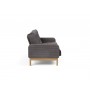 Диван Innovation Living Ronia с матрасом Soft Spring, вельвет темно-серый