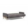 Диван Innovation Living Ronia с матрасом Soft Spring, вельвет темно-серый