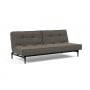 Диван-кровать Splitback 115х210 см черные ножки Styletto, ткань 216