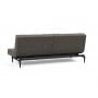 Диван-кровать Splitback 115х210 см черные ножки Styletto, ткань 216